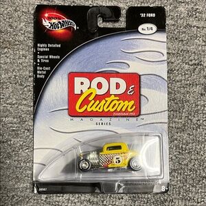 Hot Wheels '32 Ford Die-Cast Car - Yellow